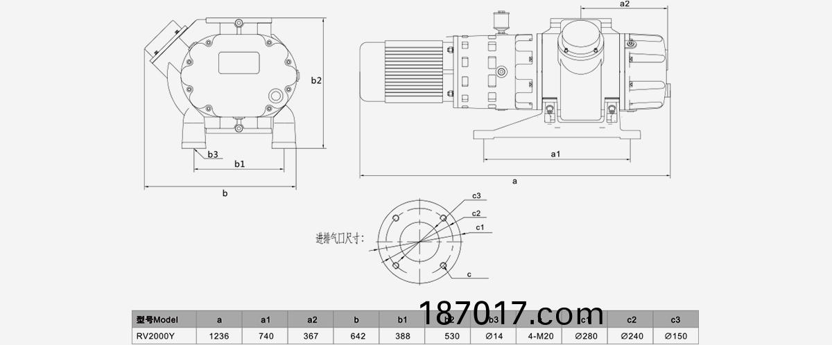 RV2000Y儸(luo)茨(ci)真空泵優(you)勢(shi)