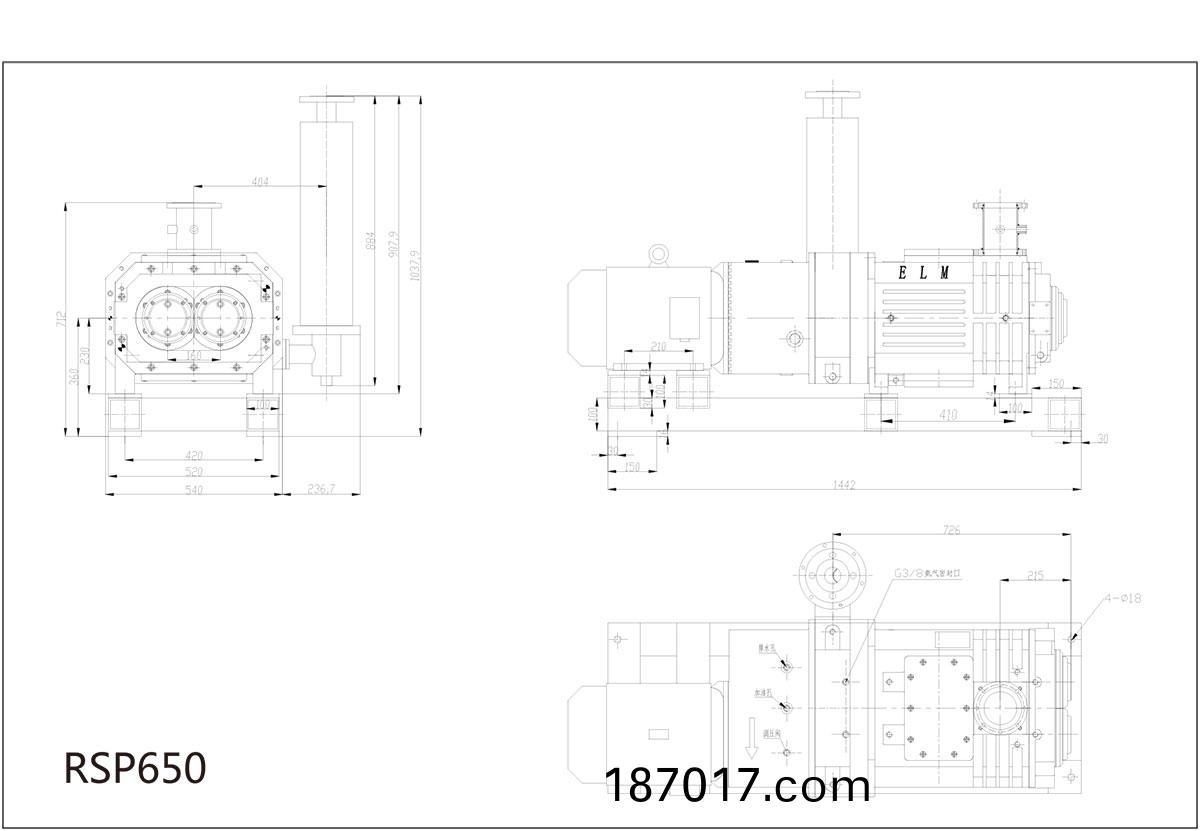 RSP650安(an)裝(zhuang)尺寸(cun)圖(tu)