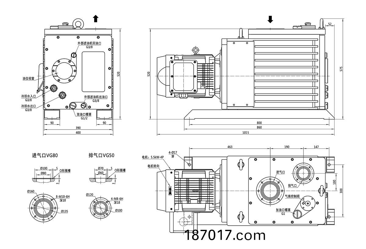 2RH175C-安(an)裝(zhuang)尺(chi)寸(cun)圖(tu) 2RH175C-安(an)裝尺(chi)寸圖